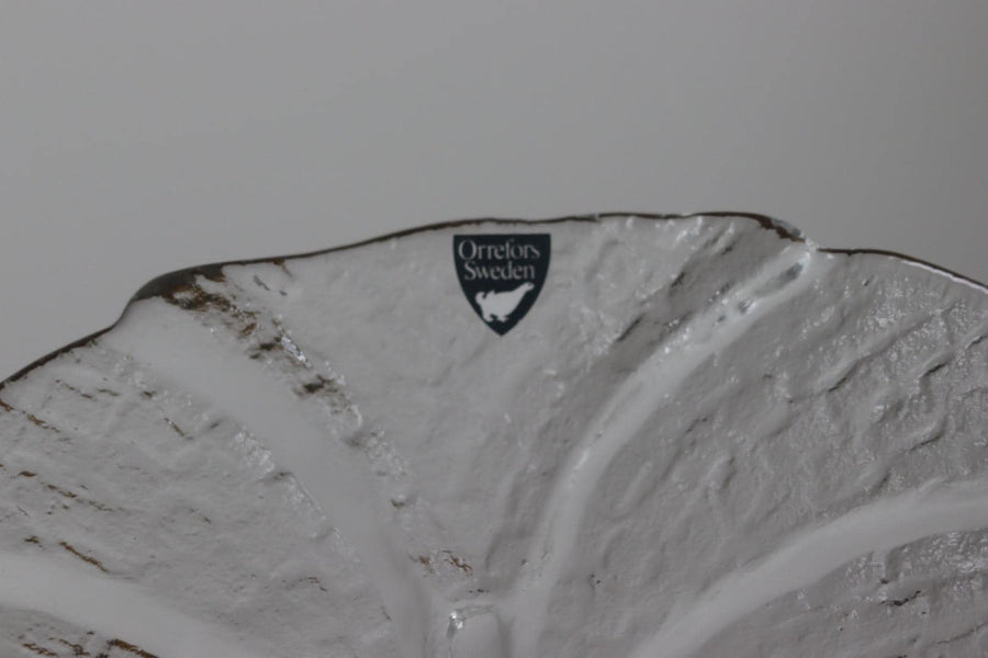 Vintage Glass Tray/Plate by Orrefors Sweden
