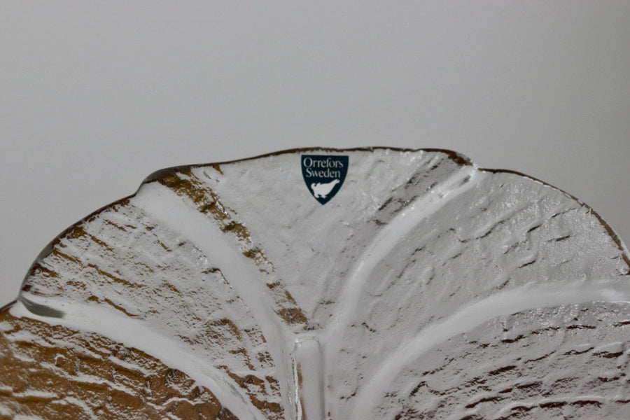 Vintage Glass Tray/Plate by Orrefors Sweden