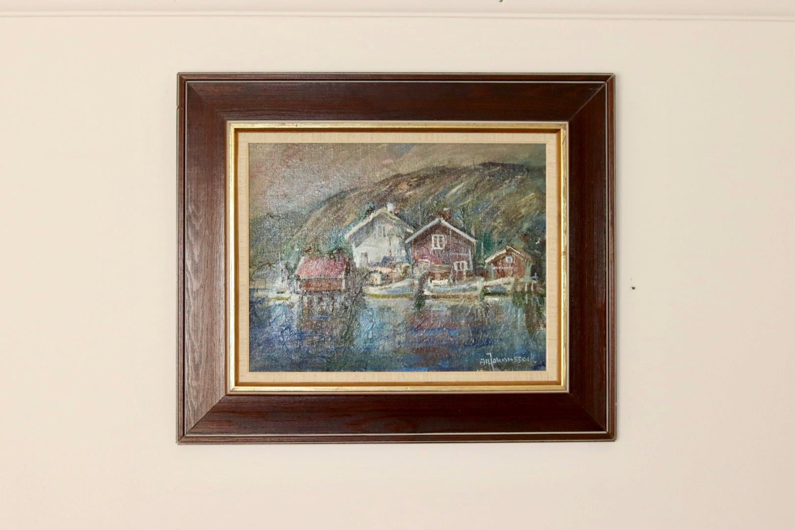 " Boats, Bohuslän " by Alf Johansson