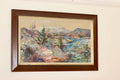 Swedish Mid-Century Oil Painting" Abstract Landscape "