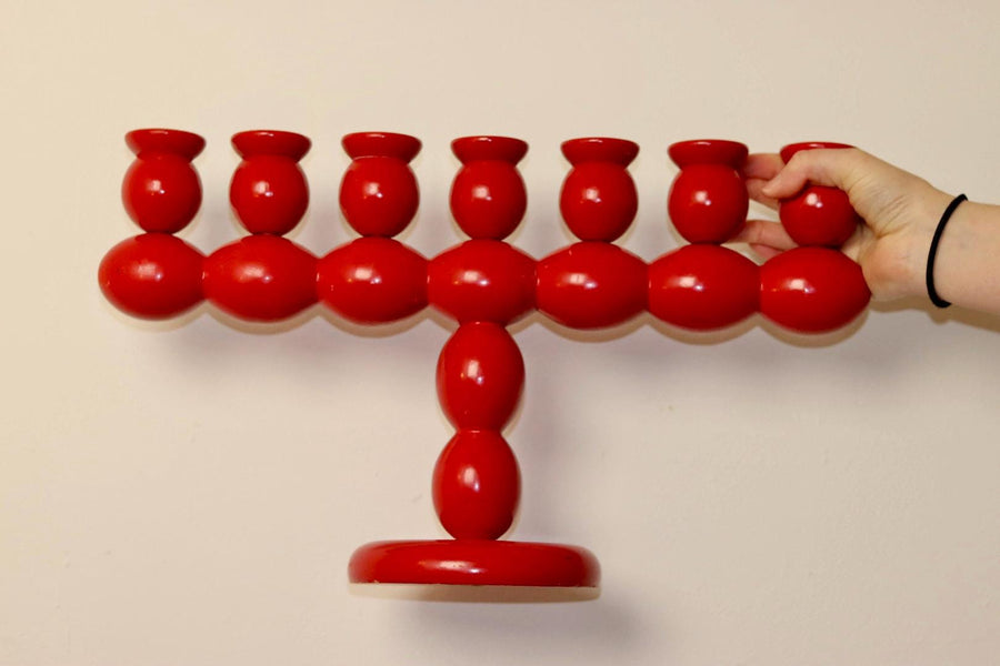 Swedish Bobbin Candelabra