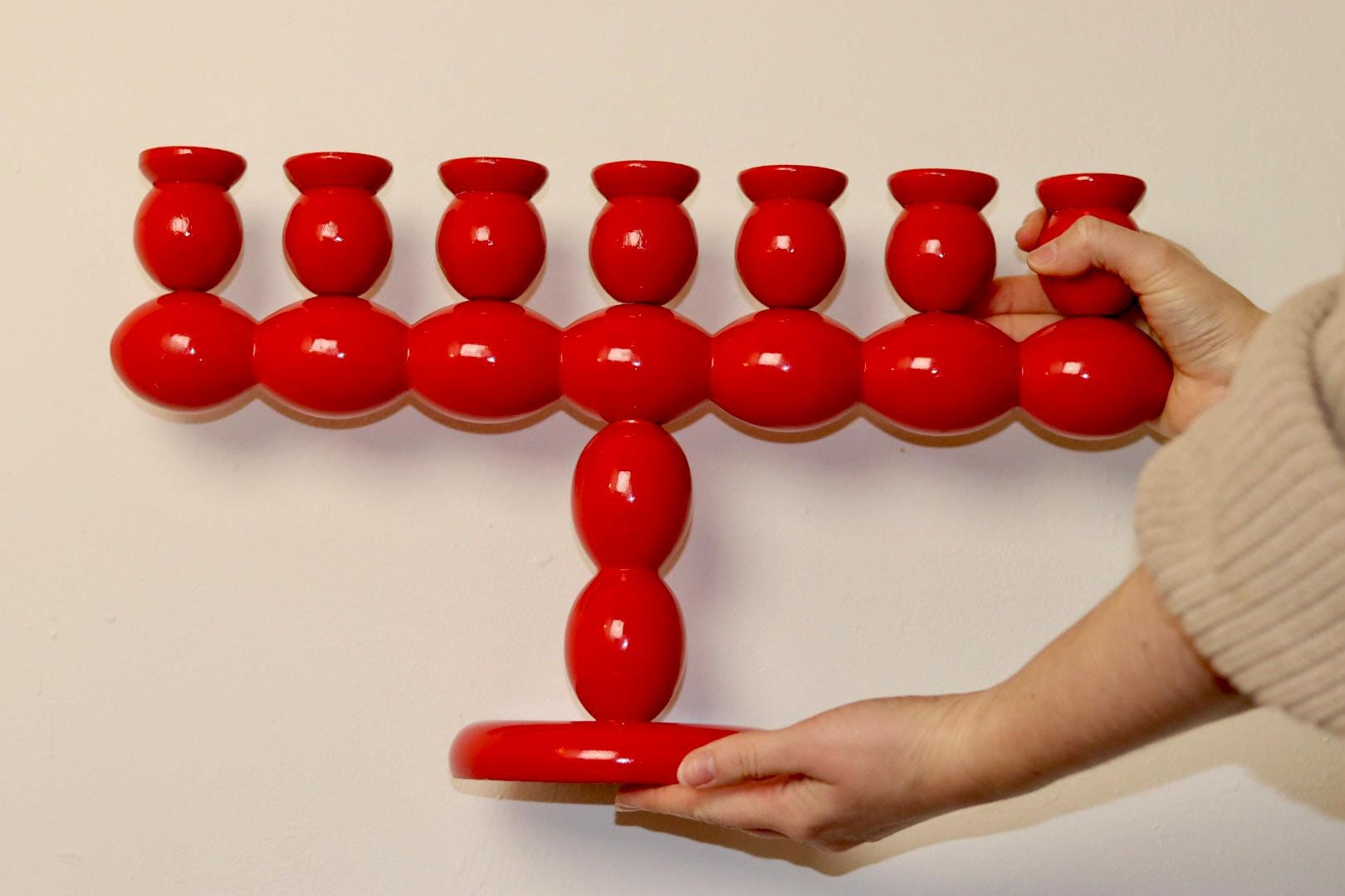 Swedish Bobbin Candelabra