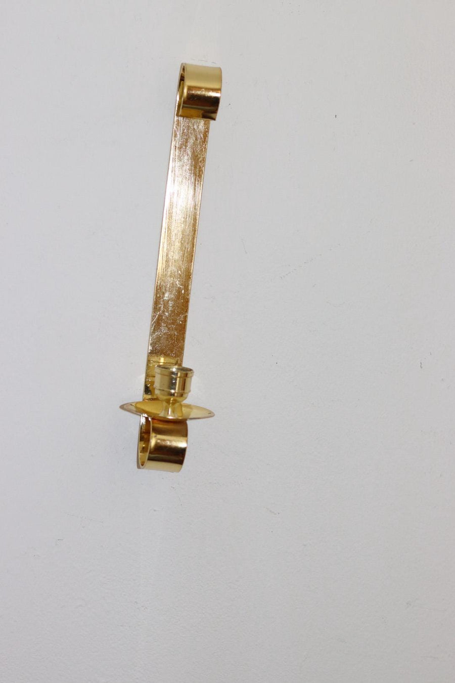 Pair Of Mid Century Swedish Brass Sconces