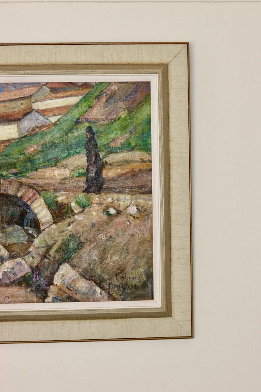 " Village Landscape With Bridge " by Gunnar Wiberg