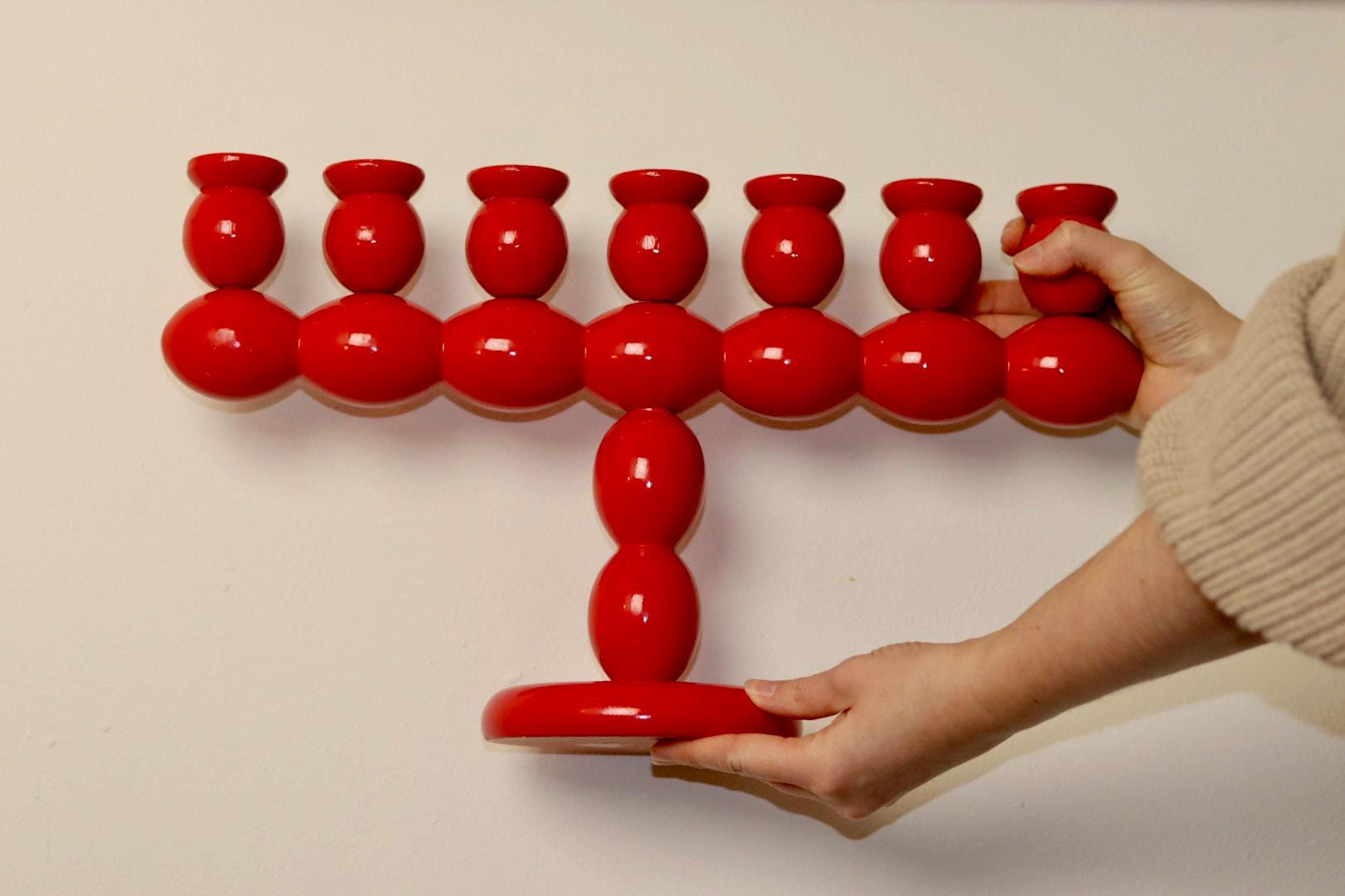 Swedish Bobbin Candelabra