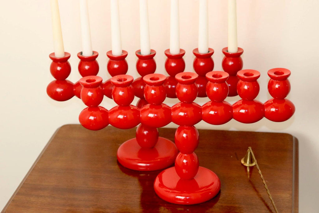 Swedish Bobbin Candelabra