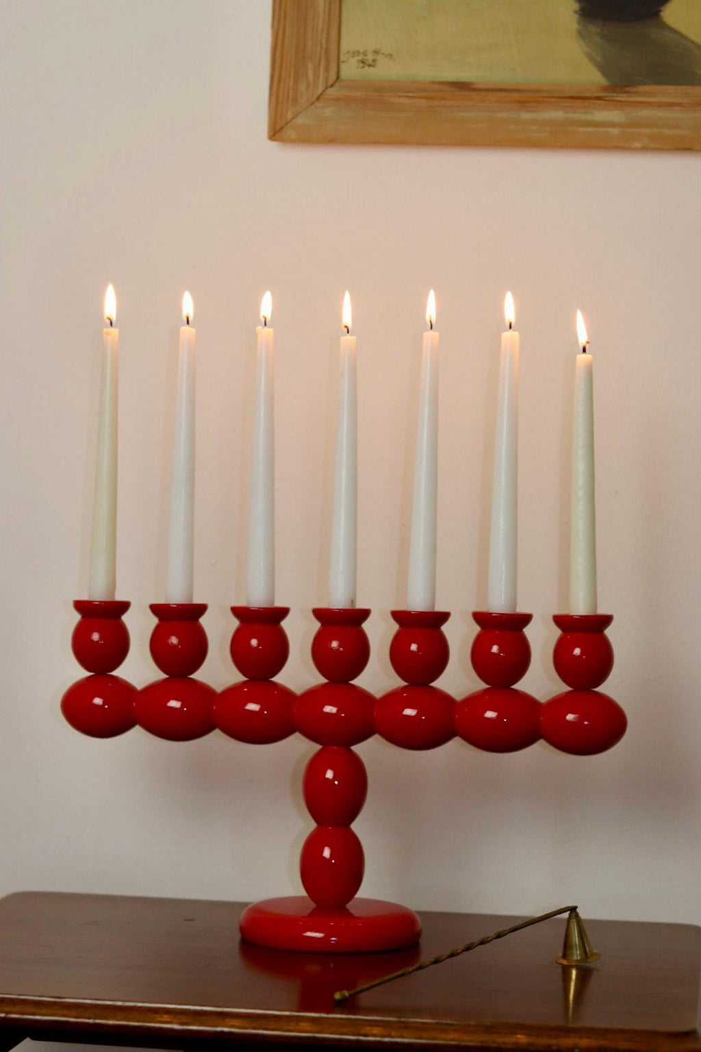 Swedish Bobbin Candelabra