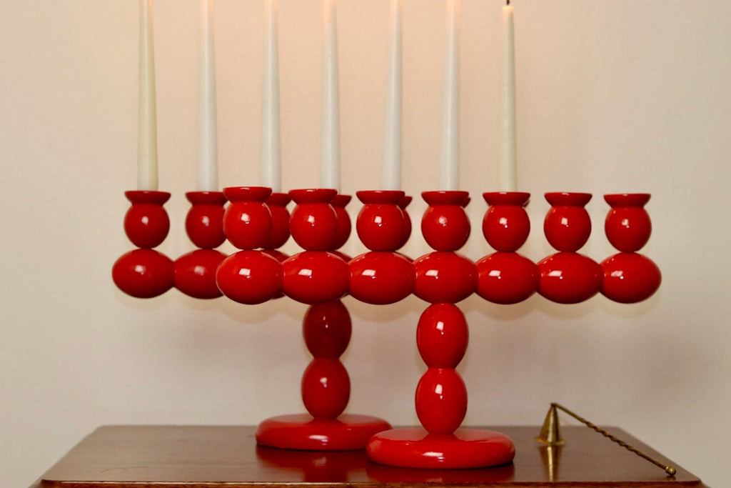Swedish Bobbin Candelabra