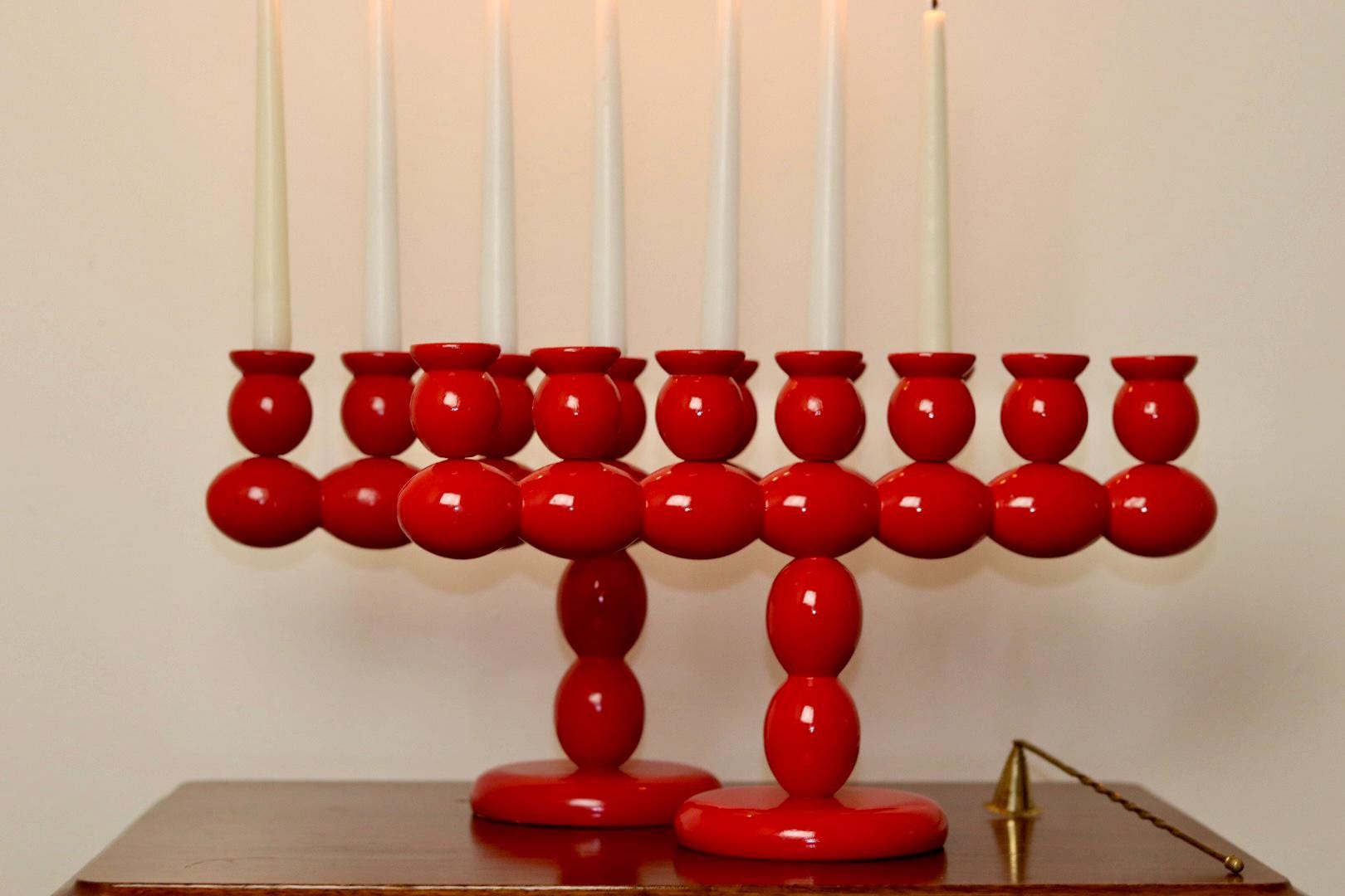 Swedish Bobbin Candelabra