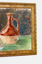 " Still Life with Jug, Glass, and Bowl " by Hille K
