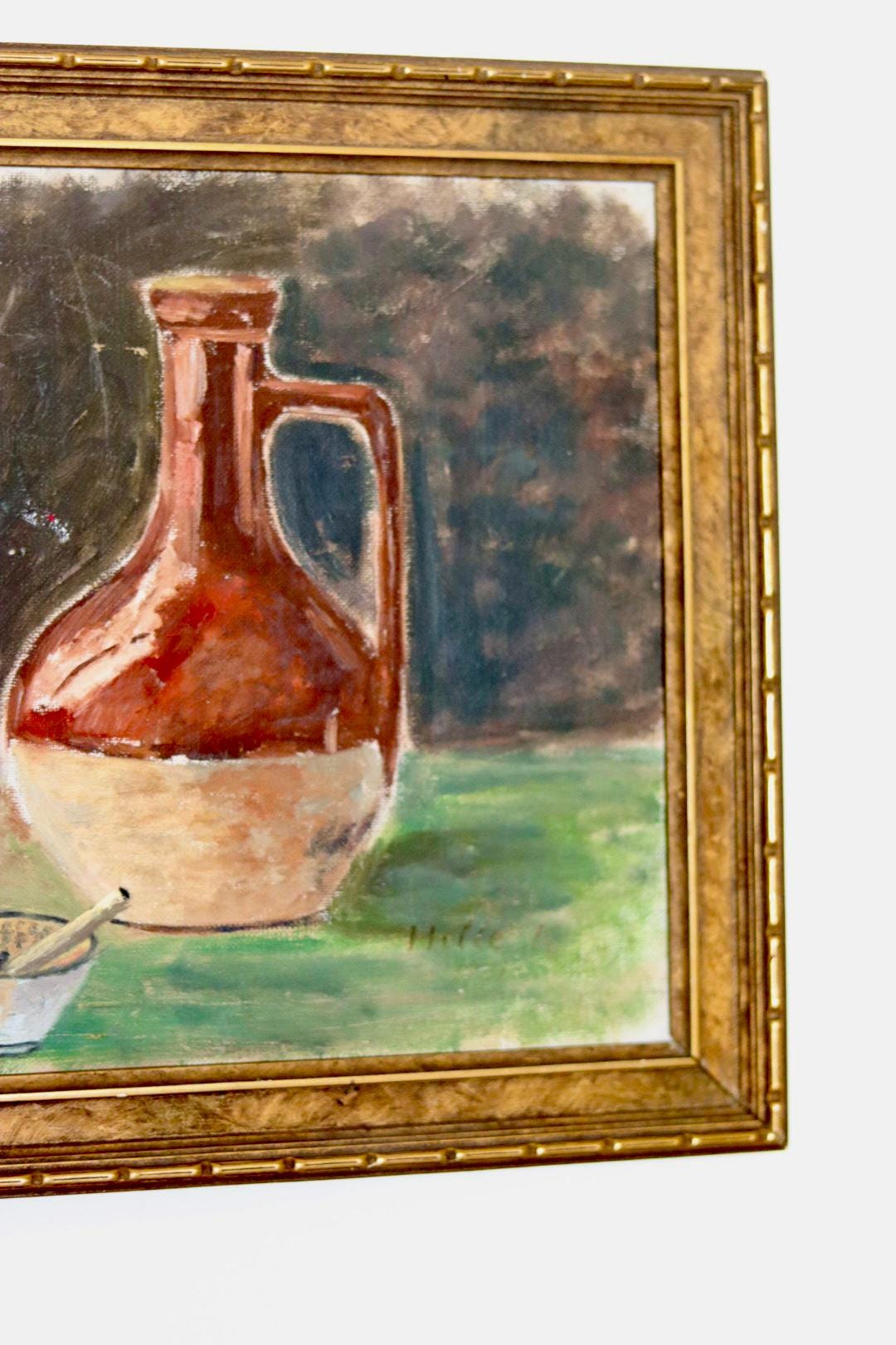 " Still Life with Jug, Glass, and Bowl " by Hille K