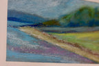 Swedish Mid-Century Oil On board Painting" Coastal Landscape "