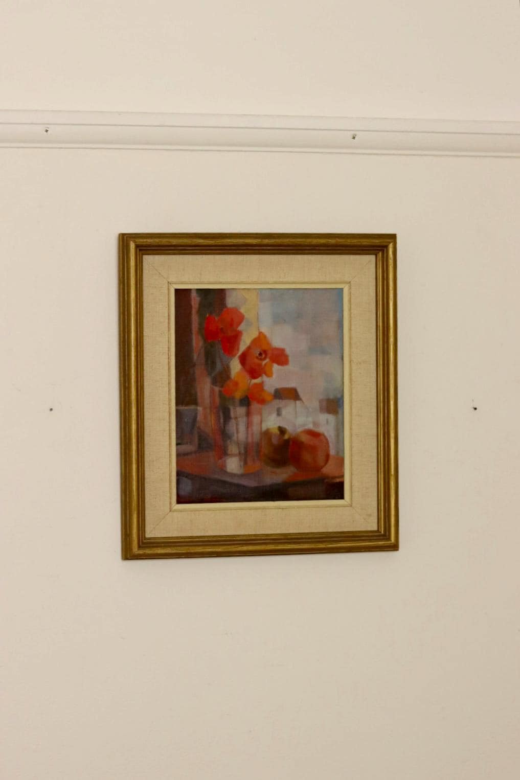 " Still Life with Red and Orange Flowers" by Reuben Hedin