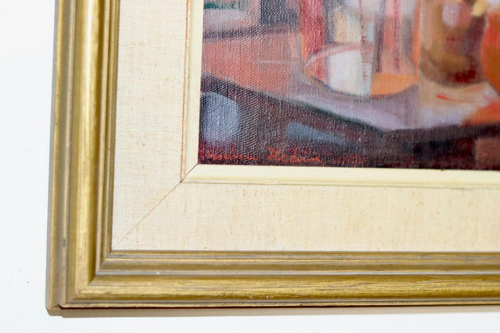 " Still Life with Red and Orange Flowers" by Reuben Hedin