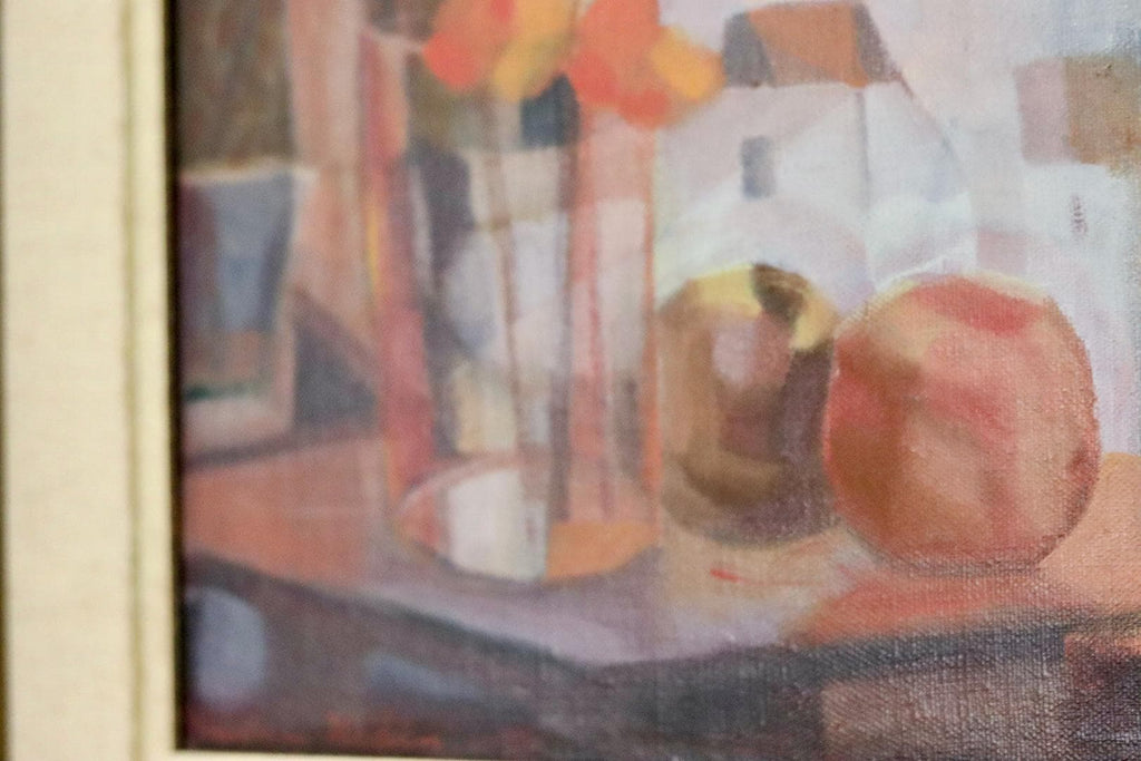 " Still Life with Red and Orange Flowers" by Reuben Hedin