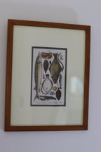 Victorian Set of Three Prints  "Still life - Antique Glazed & Framed