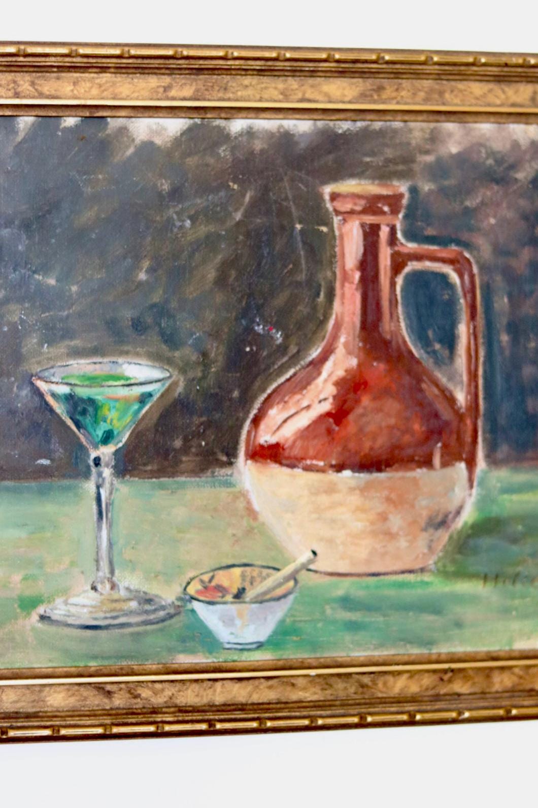 " Still Life with Jug, Glass, and Bowl " by Hille K