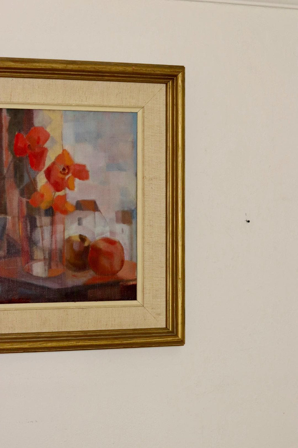 " Still Life with Red and Orange Flowers" by Reuben Hedin
