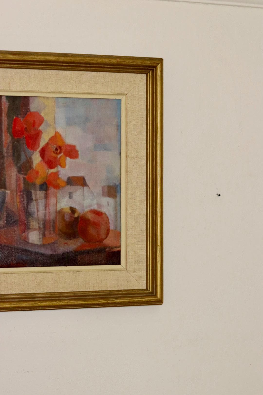 " Still Life with Red and Orange Flowers" by Reuben Hedin