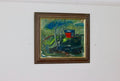 Mid-Century Oil On board Painting" Lanscape "--Vintage & Framed