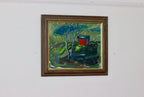 Mid-Century Oil On board Painting" Lanscape "--Vintage & Framed