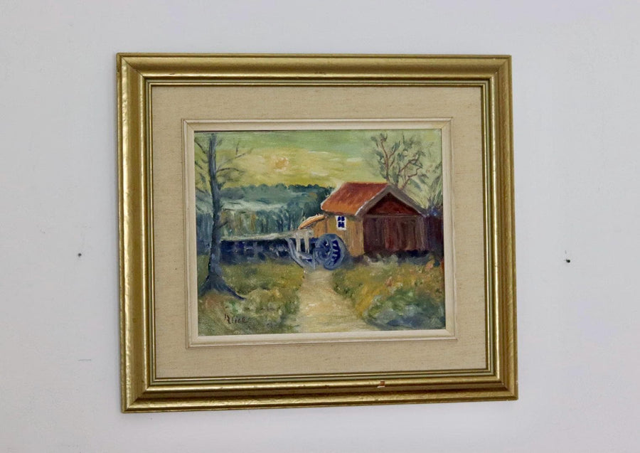 "Hut in a Serene Landscape" by Alice