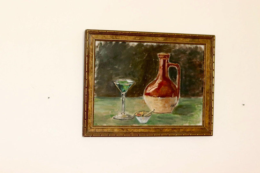 " Still Life with Jug, Glass, and Bowl " by Hille K