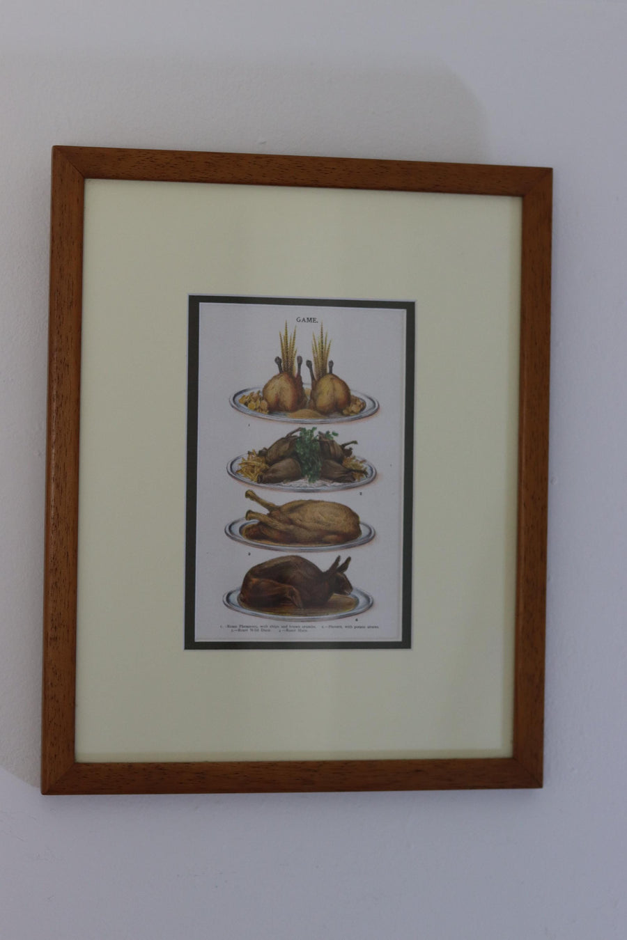 Victorian Set of Three Prints  "Still life - Antique Glazed & Framed