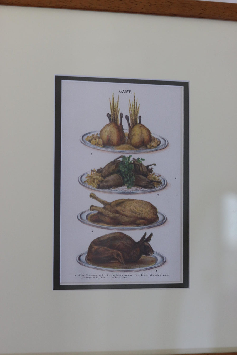 Victorian Set of Three Prints  "Still life - Antique Glazed & Framed