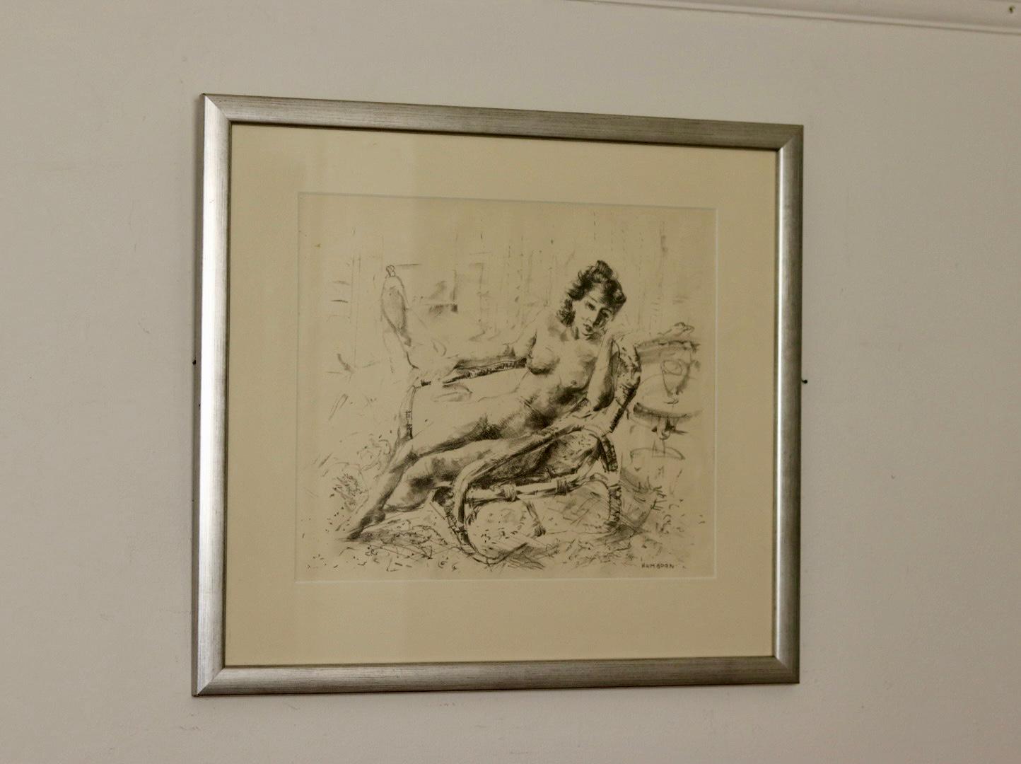 "Reclining Nude" by Axel Hamborn