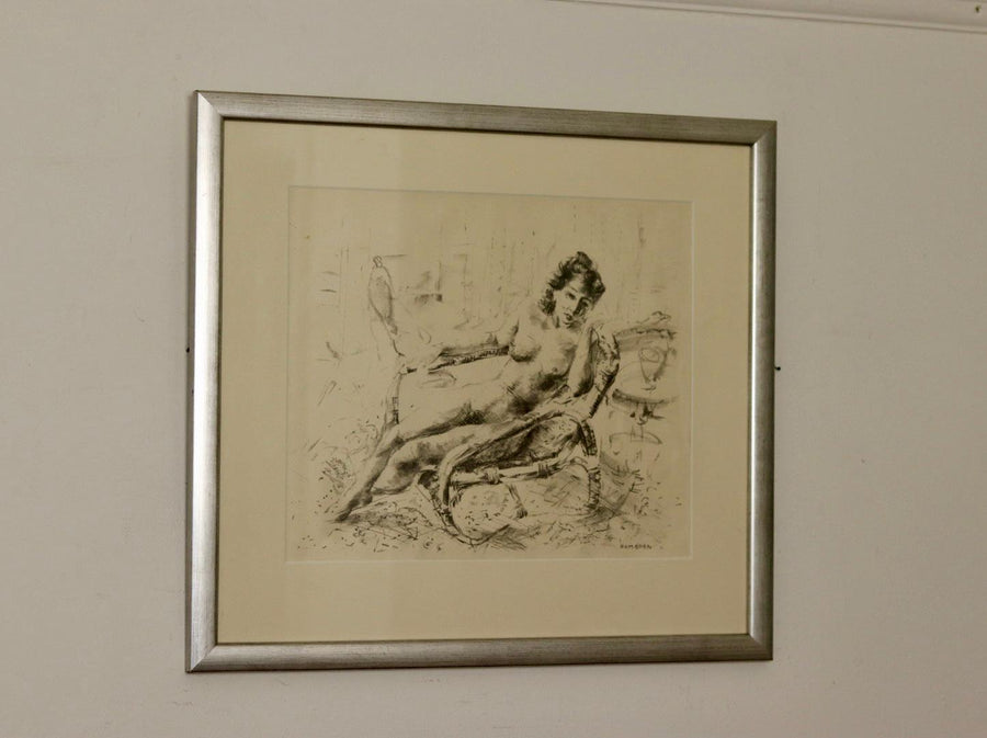 "Reclining Nude" by Axel Hamborn