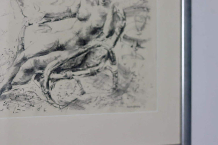 "Reclining Nude" by Axel Hamborn