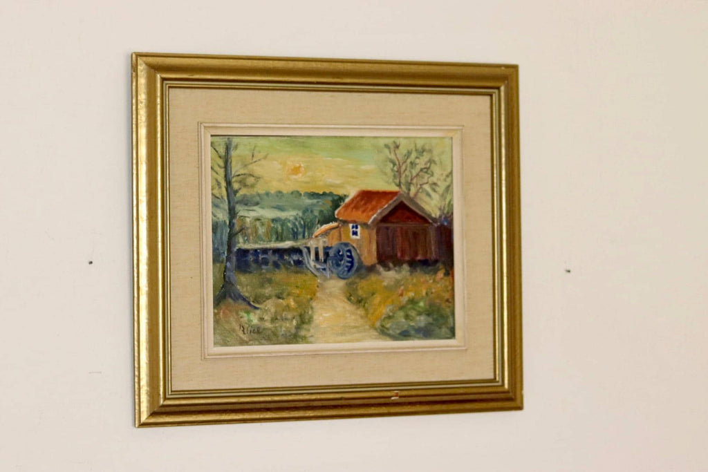 "Hut in a Serene Landscape" by Alice