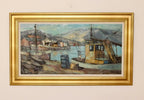 "Harbour Scene with Fishing Boat" by Finn Andersen
