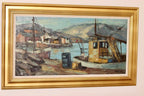 "Harbour Scene with Fishing Boat" by Finn Andersen