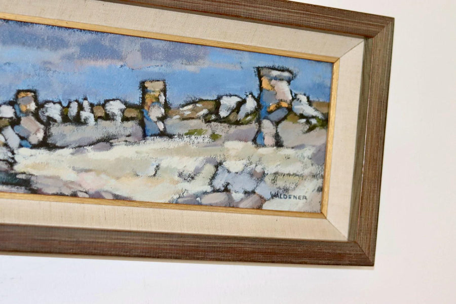 "Raukparti Långhammars Fårö" by Sture Vilhelm (Ville) Waldener