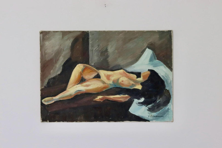 "Reclining Nude" by V. Rasmussen