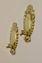 Pair Of Mid Century Swedish Brass Sconces