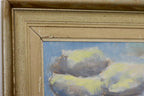 Original Swedish Mid-Century Oil On Panel Painting "Landscape"