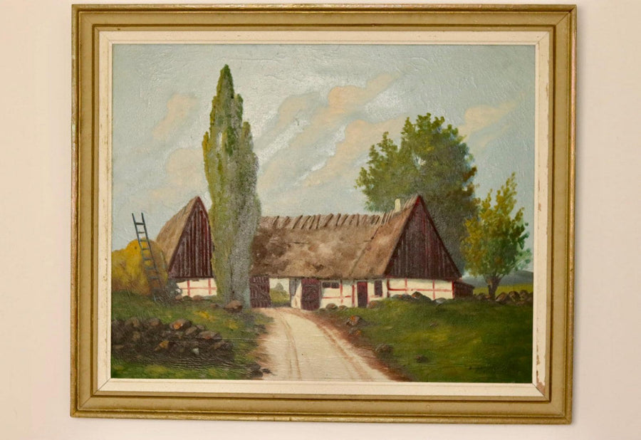 "Landscape with Farmhouse" by E Johansson