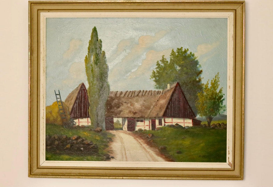 "Landscape with Farmhouse" by E Johansson
