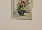 Swedish Oil On Panel Painting "Spring Bouquet"