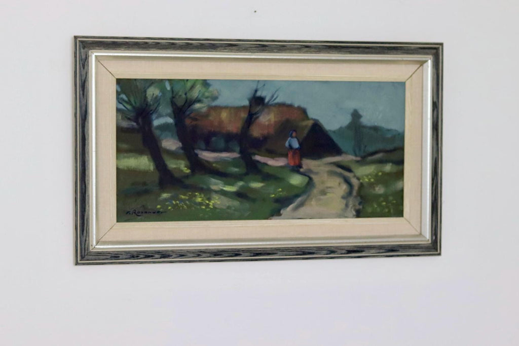 "Woman and House" by Kurt Rosander