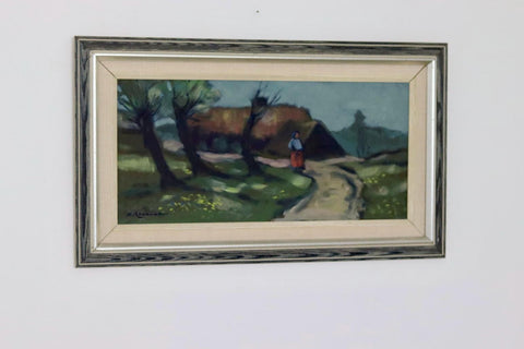 "Woman and House" by Kurt Rosander