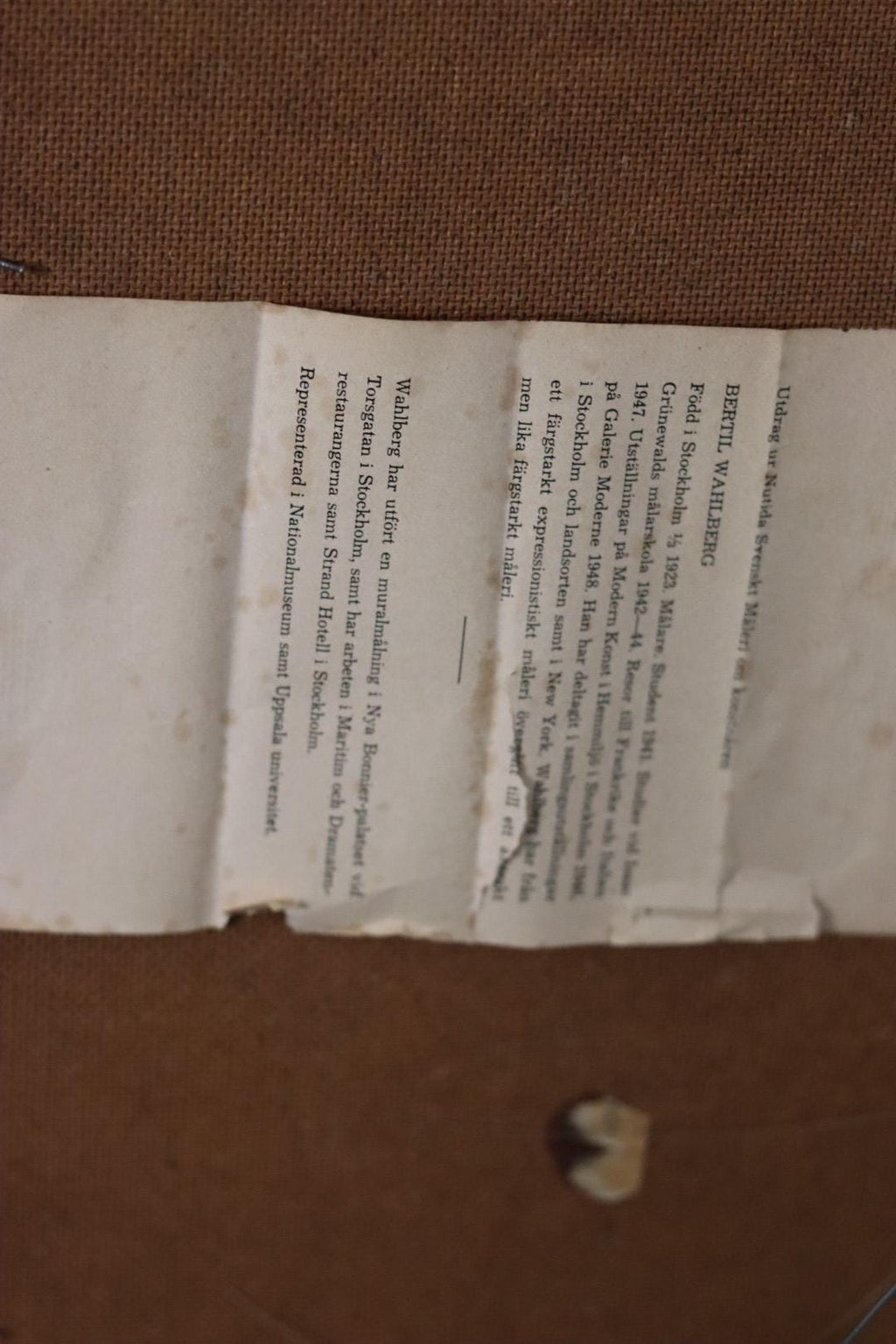 "Catch Of The Day" by Bertil Wahlberg