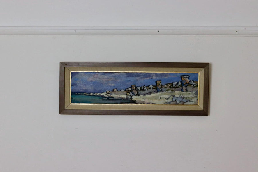 "Raukparti Långhammars Fårö" by Sture Vilhelm (Ville) Waldener