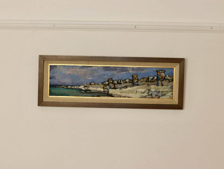 "Raukparti Långhammars Fårö" by Sture Vilhelm (Ville) Waldener
