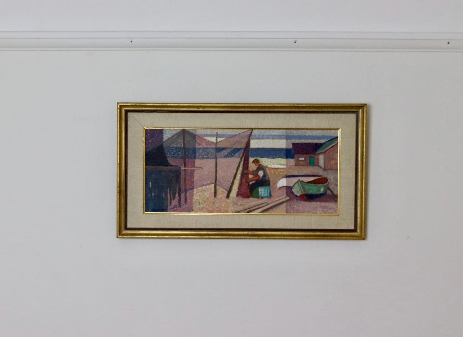 "Coastal Fisherman Scen" by Göte Rex