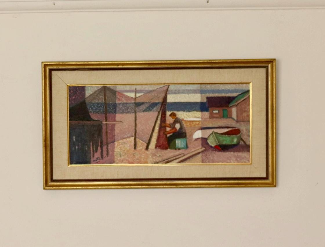 "Coastal Fisherman Scen" by Göte Rex