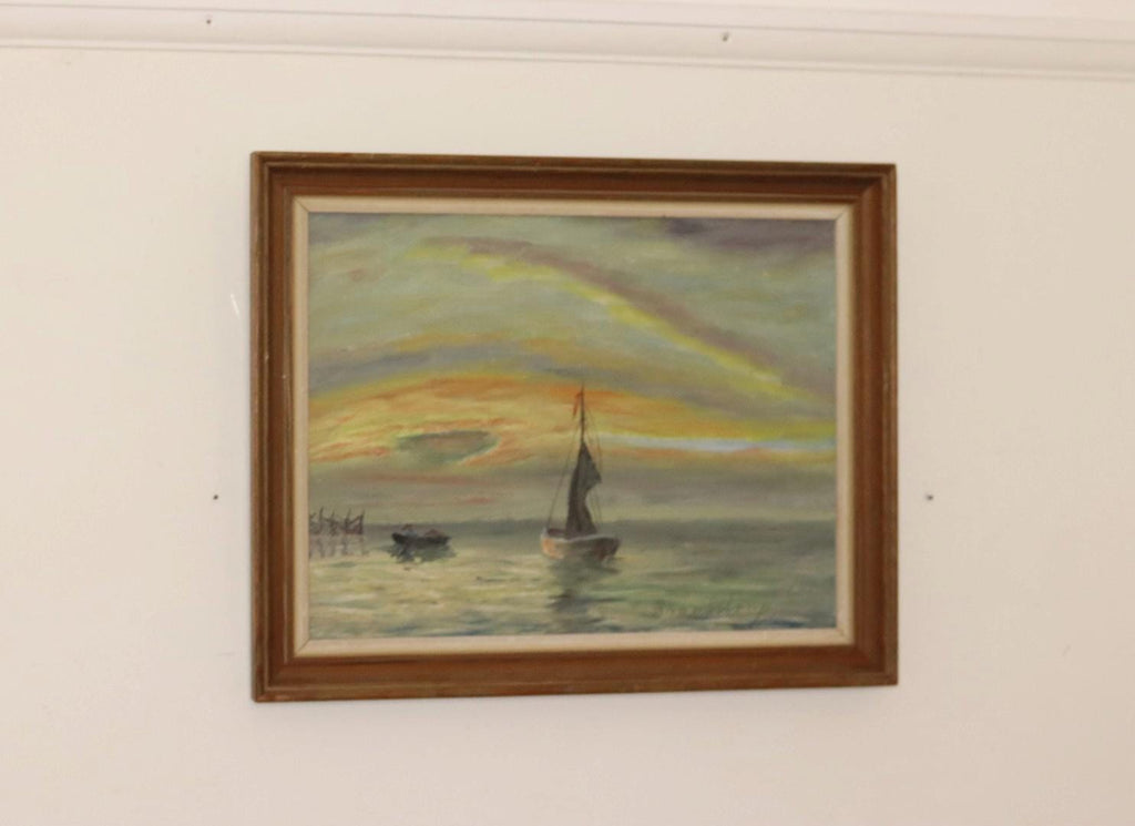 "Sunset Boats" by KAJ BRANDSTRUP